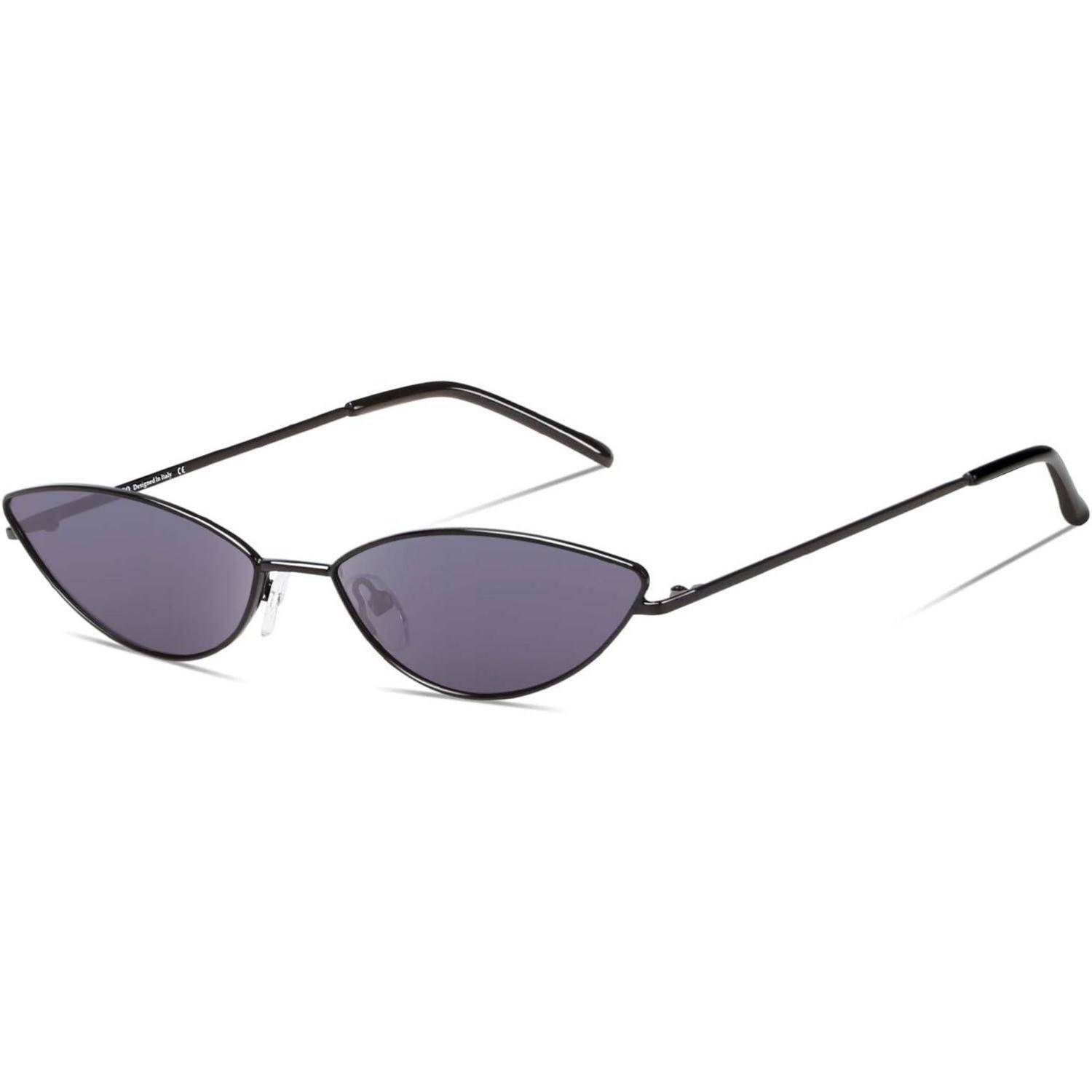 Vintage Polarisierte Sonnenbrille Damen Retro Gothic UV400 Hippie W019
