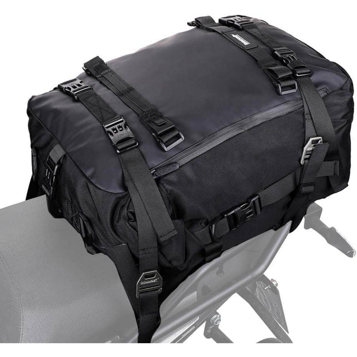 Motorradtasche Satteltasche Hecktasche Hinterradtasche 30L Schwarz-30l