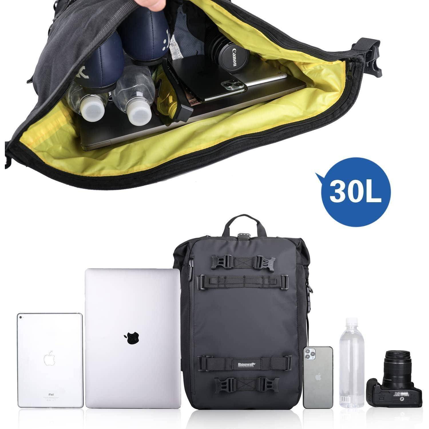Motorradtasche Satteltasche Hecktasche Hinterradtasche 30L Schwarz-30l