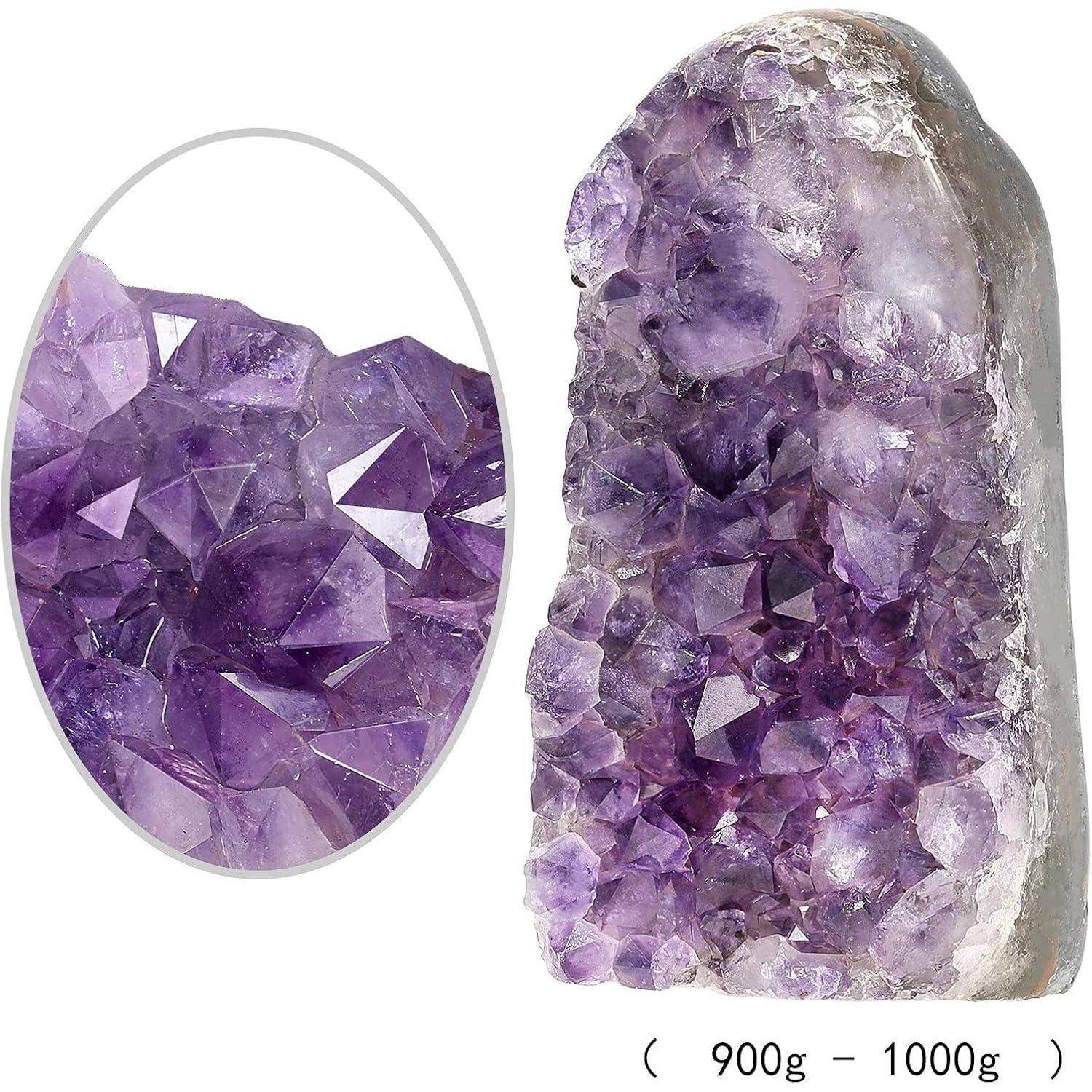 Amethyst Druse Kristall Quarz Rohstein Cluster Stein 900g-1000g