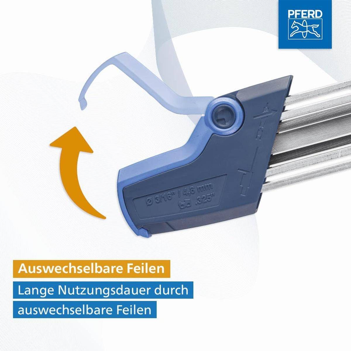PFERD Kettensägeschärfgerät CHAIN SHARP CS-X Feilen-ø 5,16 mm 11098051 Sägezahn