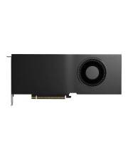 Eine schwarze Computergrafikkarte mit einem kreisförmigen Lüfter und einem PCIe-Anschluss, entwickelt für leistungsintensive Aufgaben und Gaming.