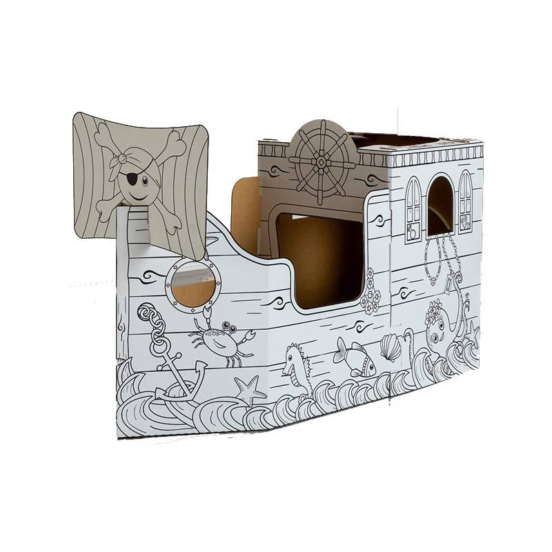 Fellowes Bankers Box XL Spielkarton PIRATENSCHIFF, Wellpappe