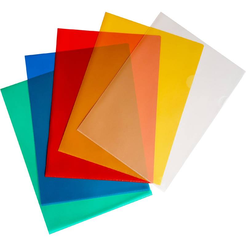 pavo Sichthülle, DIN A4, PP, 0,12 mm, genarbt, farbig