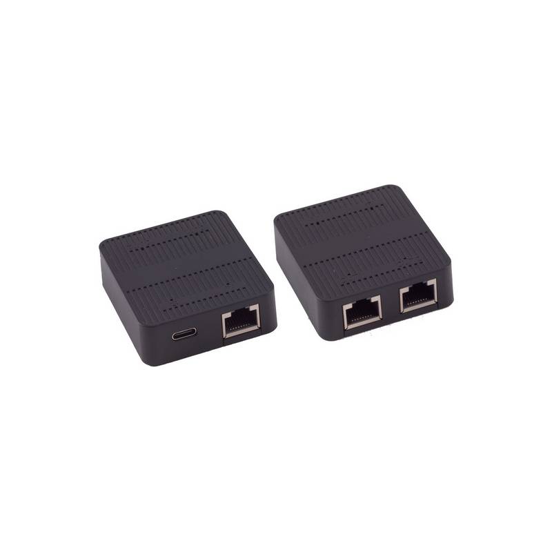 shiverpeaks Netzwerk-Switch, 3-fach, 1x2, schwarz