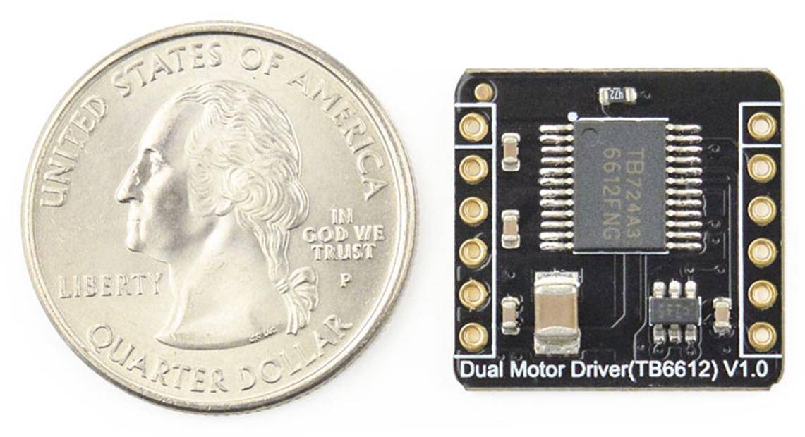 DFRobot Fermion TB6612FNG DC Motortreiber Breakout, Dual-Kanal, XH2.54 Pin, 1,2A, 5,5V