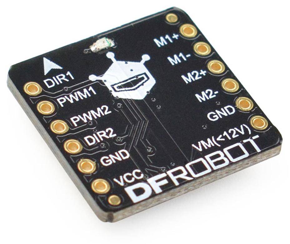 DFRobot Fermion TB6612FNG DC Motortreiber Breakout, Dual-Kanal, XH2.54 Pin, 1,2A, 5,5V