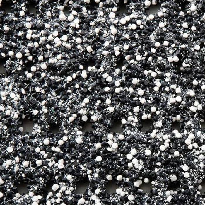 Floordirekt Sicherheits-Stufenmatte für Außentreppen – Rutschhemmend mit Granulatbeschichtung – Grau – 25 x 73 cm – Wetterfest