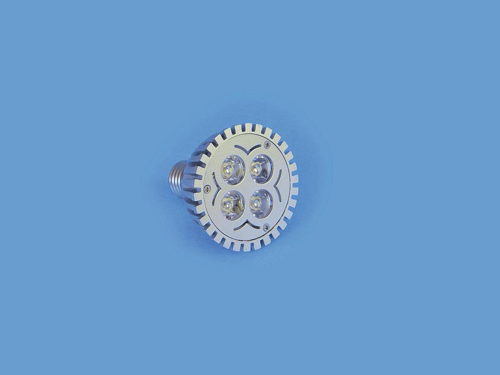 OMNILUX PAR-20 230V E-27 4x1 LEDs grün