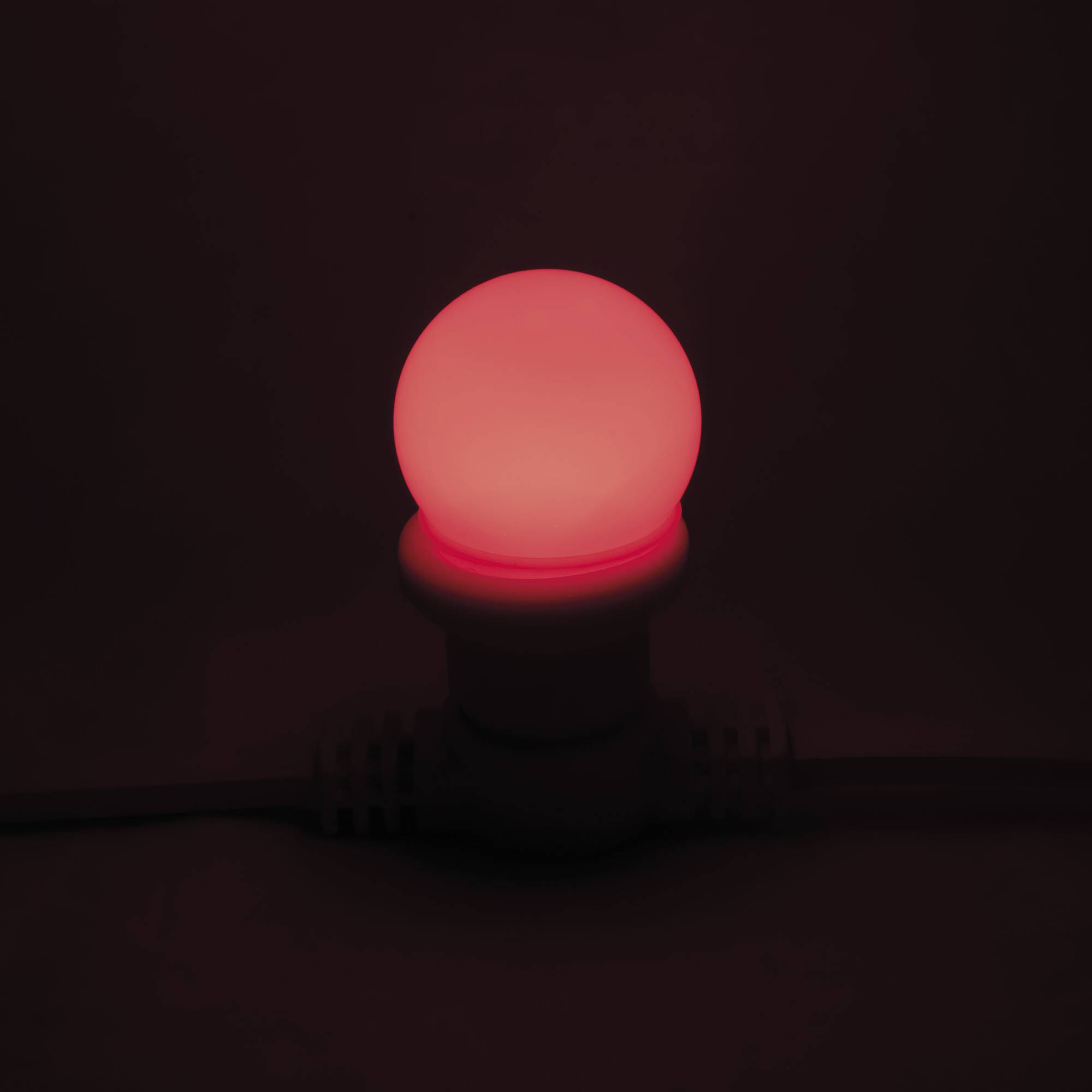 Showgear G45 LED Bulb E27 1 W - rot - nicht dimmbar