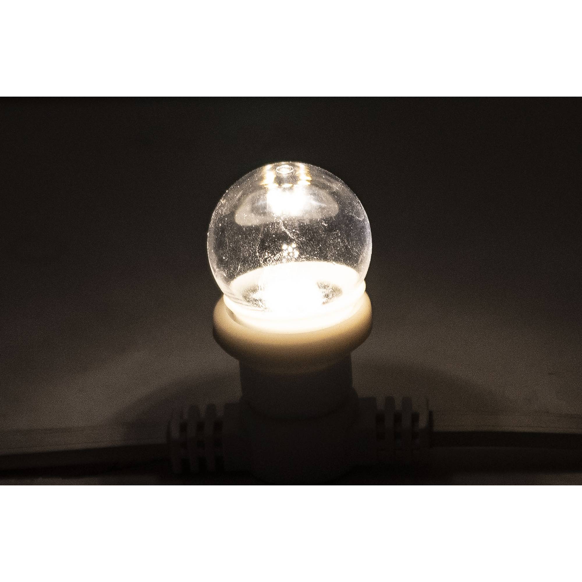 Showgear G45 LED Bulb E27 - WW - Clear 2 W - dimmbar