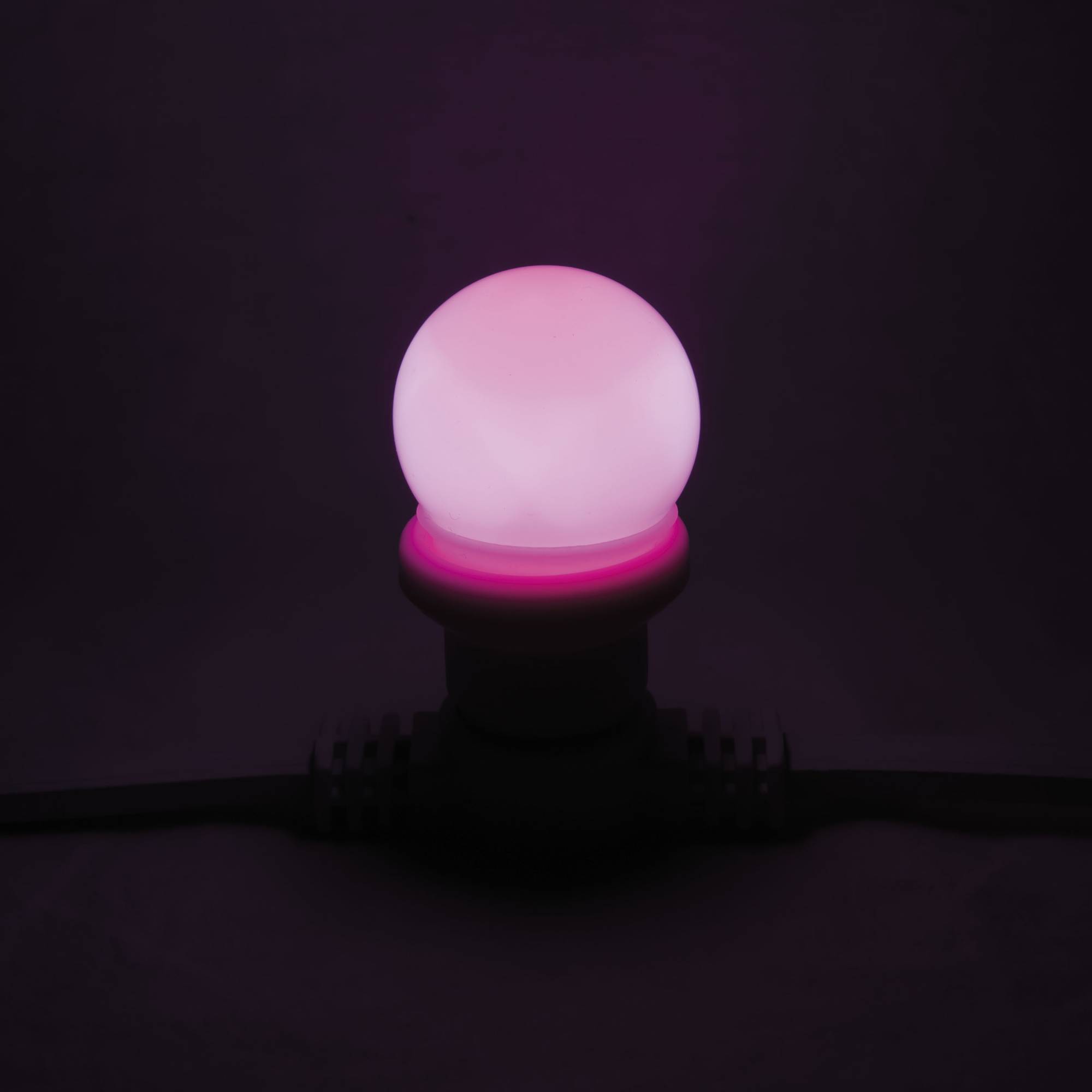 Showgear G45 LED Bulb E27 1 W - pink - nicht dimmbar