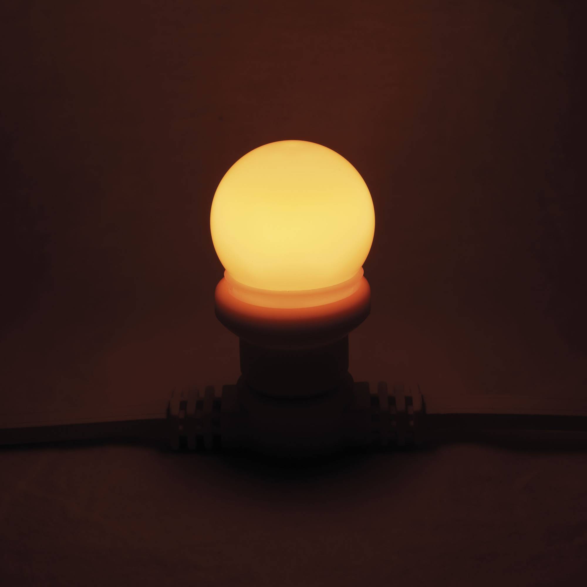 Showgear G45 LED Bulb E27 1 W - orange - nicht dimmbar