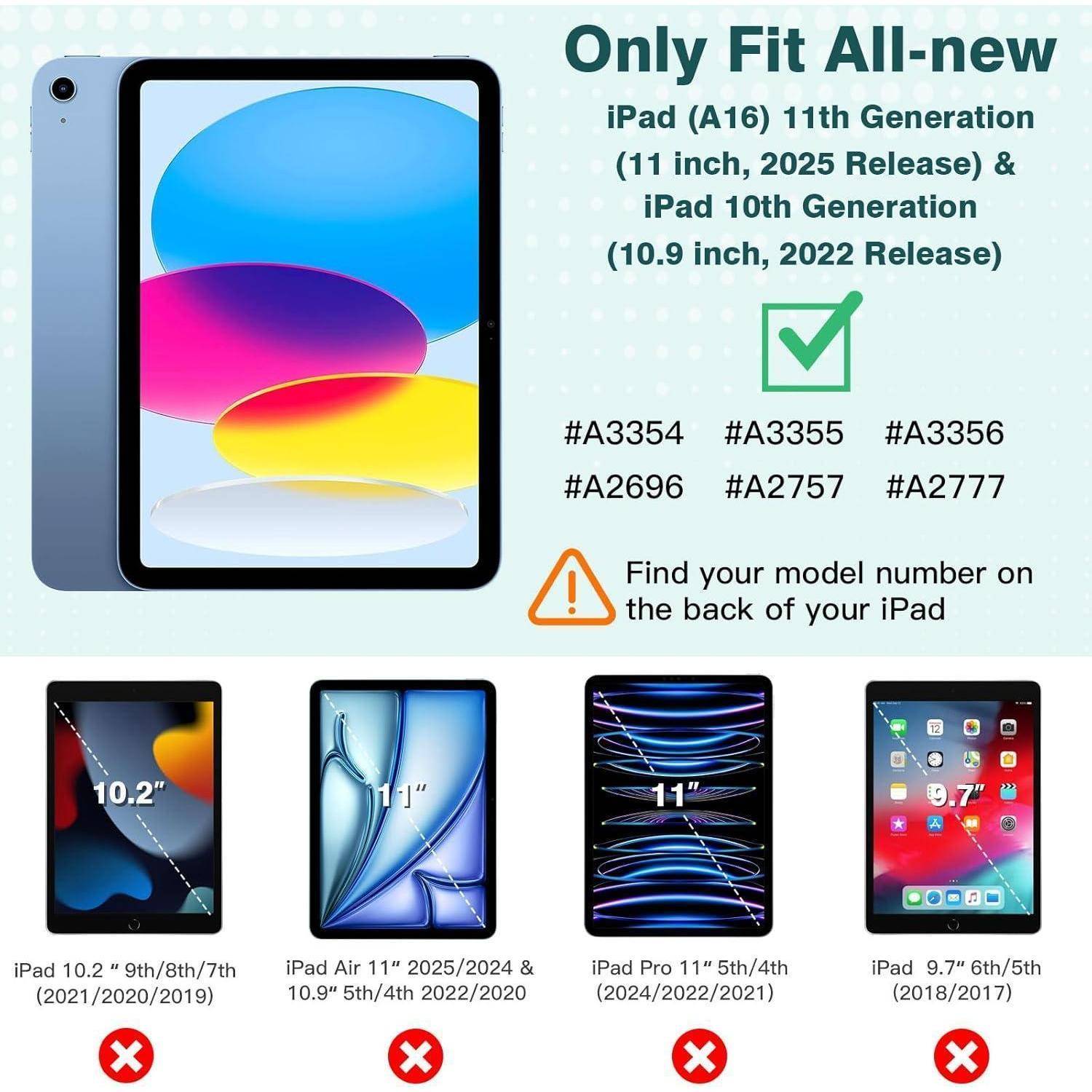 Hülle iPad11 A16 11Zoll iPad10 10 9Zoll Auto Schlaf Aufwach Blume