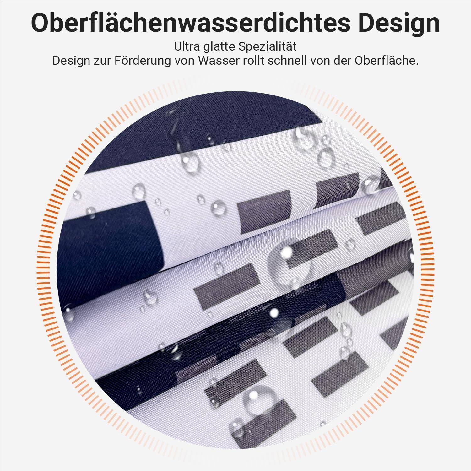 Wasserfeste Oberflächengestaltung; verfügt über eine ultragglatte Textur und eine spezialisierte Struktur, die bewirkt, dass Wasser schnell von der Oberfläche abperlt.