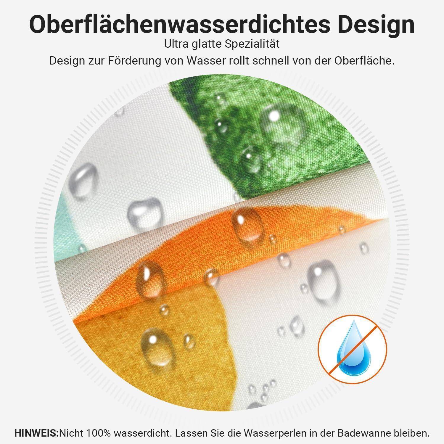 Oberflächenwasserdichtes Design': Ultraglatter Stoff repelliert Wasser schnell. Hinweis: Nicht 100% wasserdicht; Perlen in der Wanne aufbewahren.