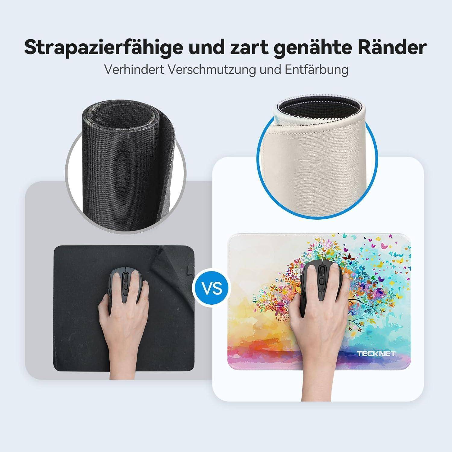 „Strapazierfähige und zart genähte Ränder