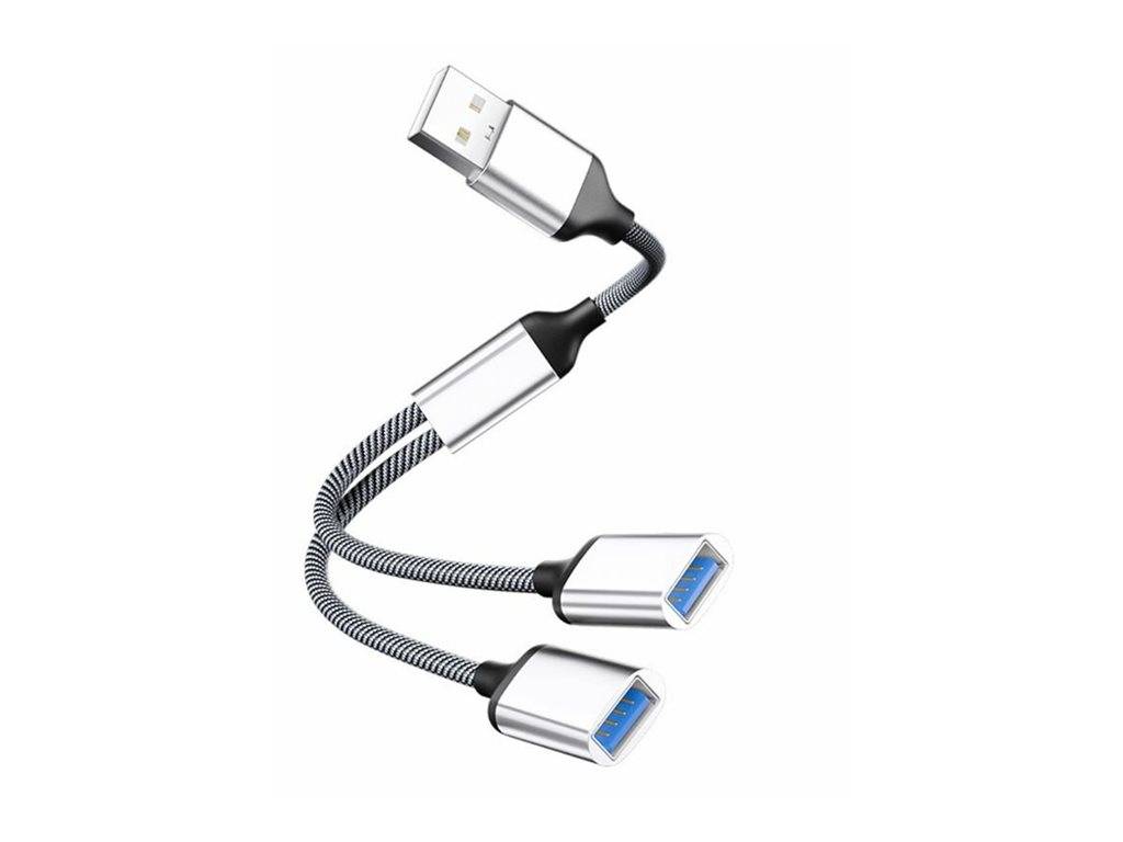 MicroConnect USB-Kabel - USB (M) gerade zu USB (W)gerade - USB 2.0 - 5 V - 2 A -