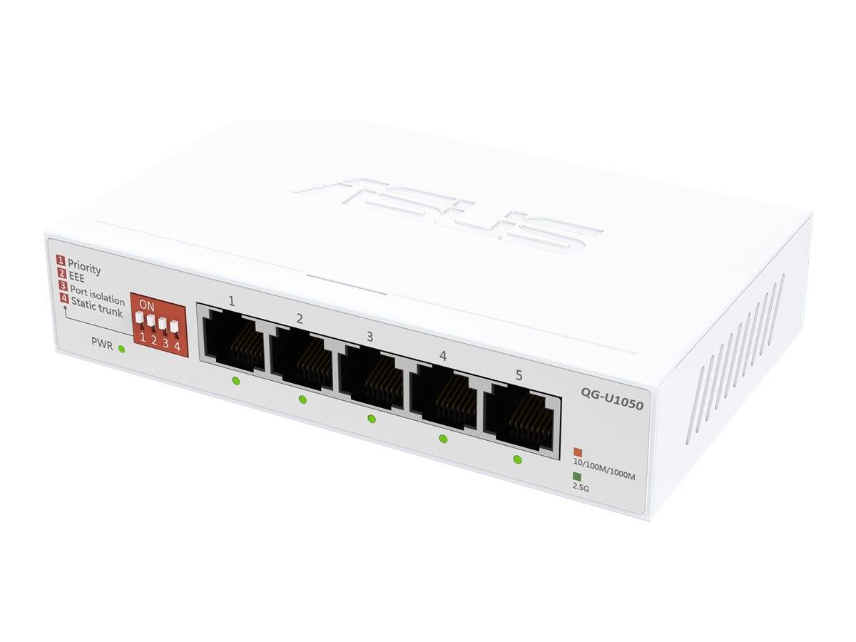 ASUS QG-U1080 - Switch - unmanaged - 8 x 2.5GBase-T+ 2 x 10 Gigabit SFP+ -