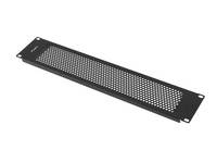 Lanberg 19" Blindabdeckung perforiert schwarz - Rack