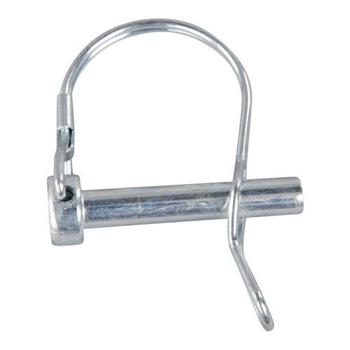 Ein Metallsplint mit rundem Griff und einem sicheren Verschließmechanismus. Verwendet zum Befestigen von Rädern oder anderen rotierenden Teilen an Maschinen.