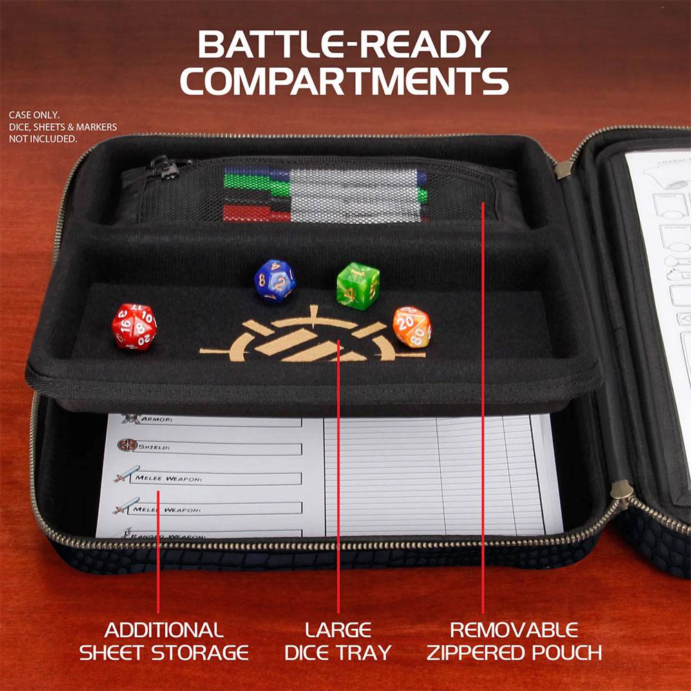Enhance Tabletop RPG Organizer Collectors Edition - Dragon Black