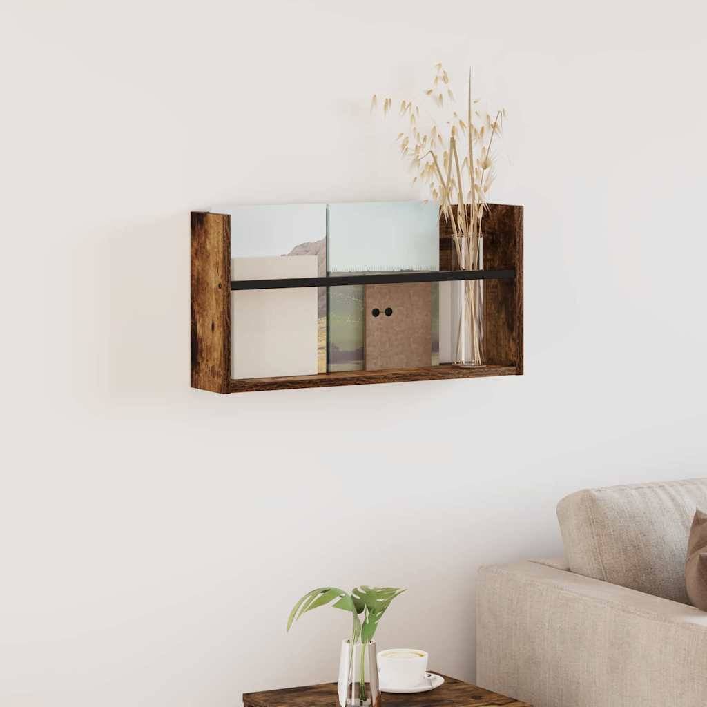 vidaXL Magazinregal Geräucherte Eiche 60 x 12 x 30 cm Holzwerkstoff
