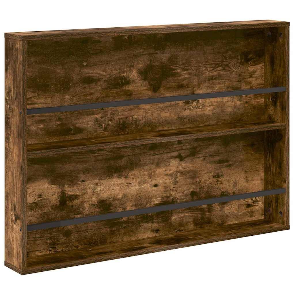 vidaXL Magazinregal Geräucherte Eiche 100 x 12 x 70 cm Holzwerkstoff