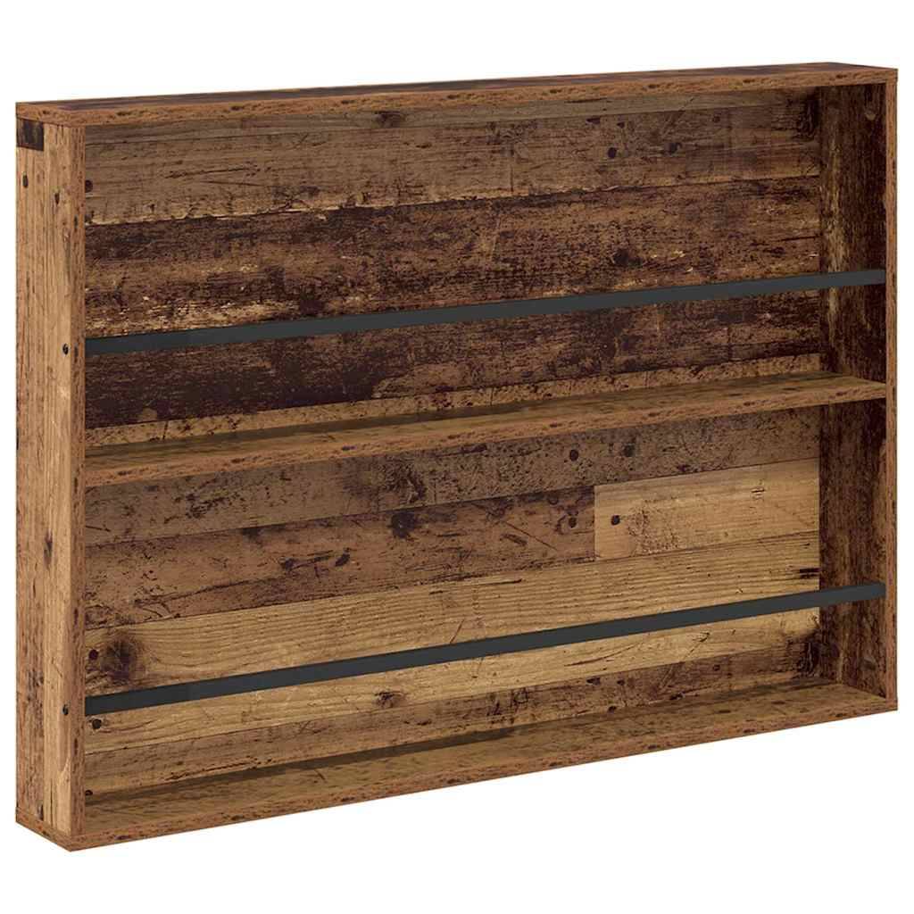 vidaXL Magazinregal 2 pcs Altholz 100 x 12 x 70 cm Holzwerkstoff