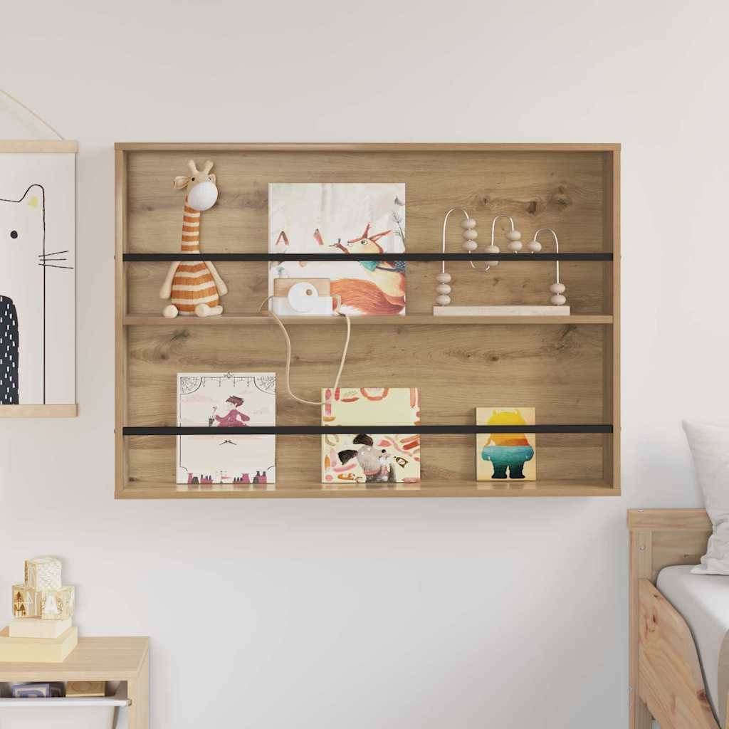 vidaXL Magazinregal Artisan-Eiche 100 x 12 x 70 cm Holzwerkstoff