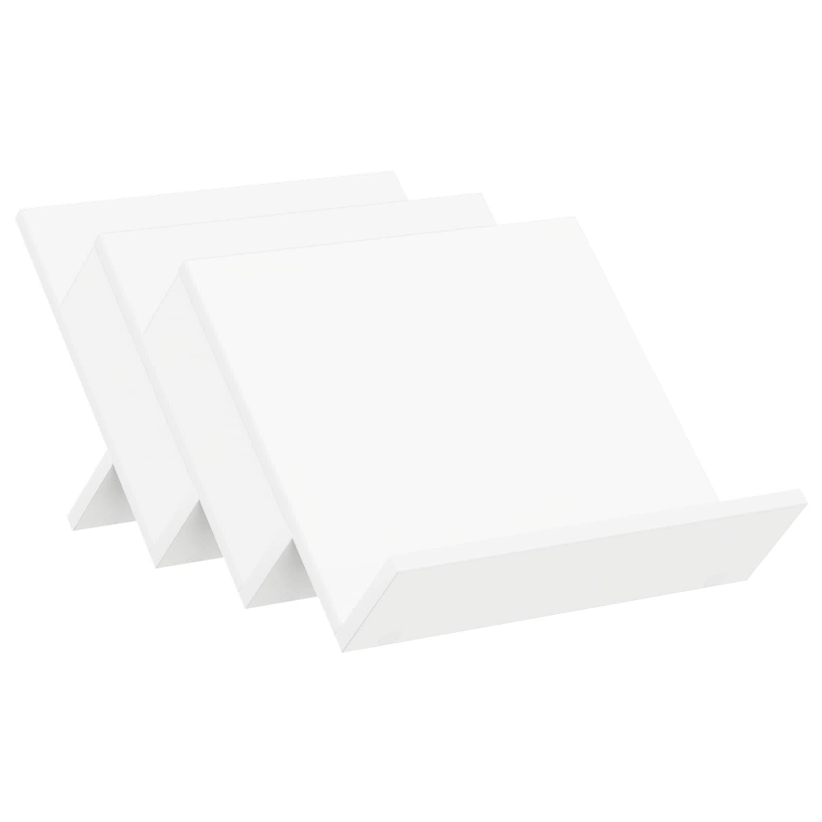 vidaXL Magazinregal mit Regal Weiß 53 x 40 x 28,5 cm Holzwerkstoff