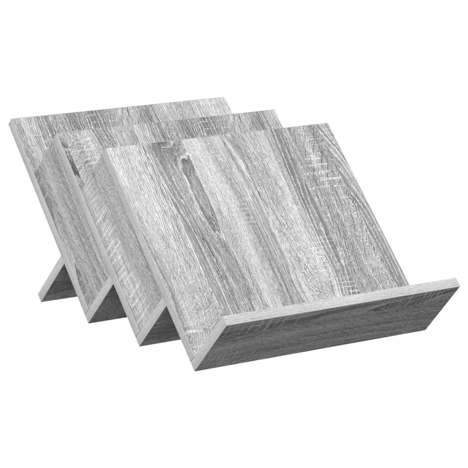 vidaXL Magazinregal Graues Sonoma 53 x 40 x 28,5 cm Holzwerkstoff