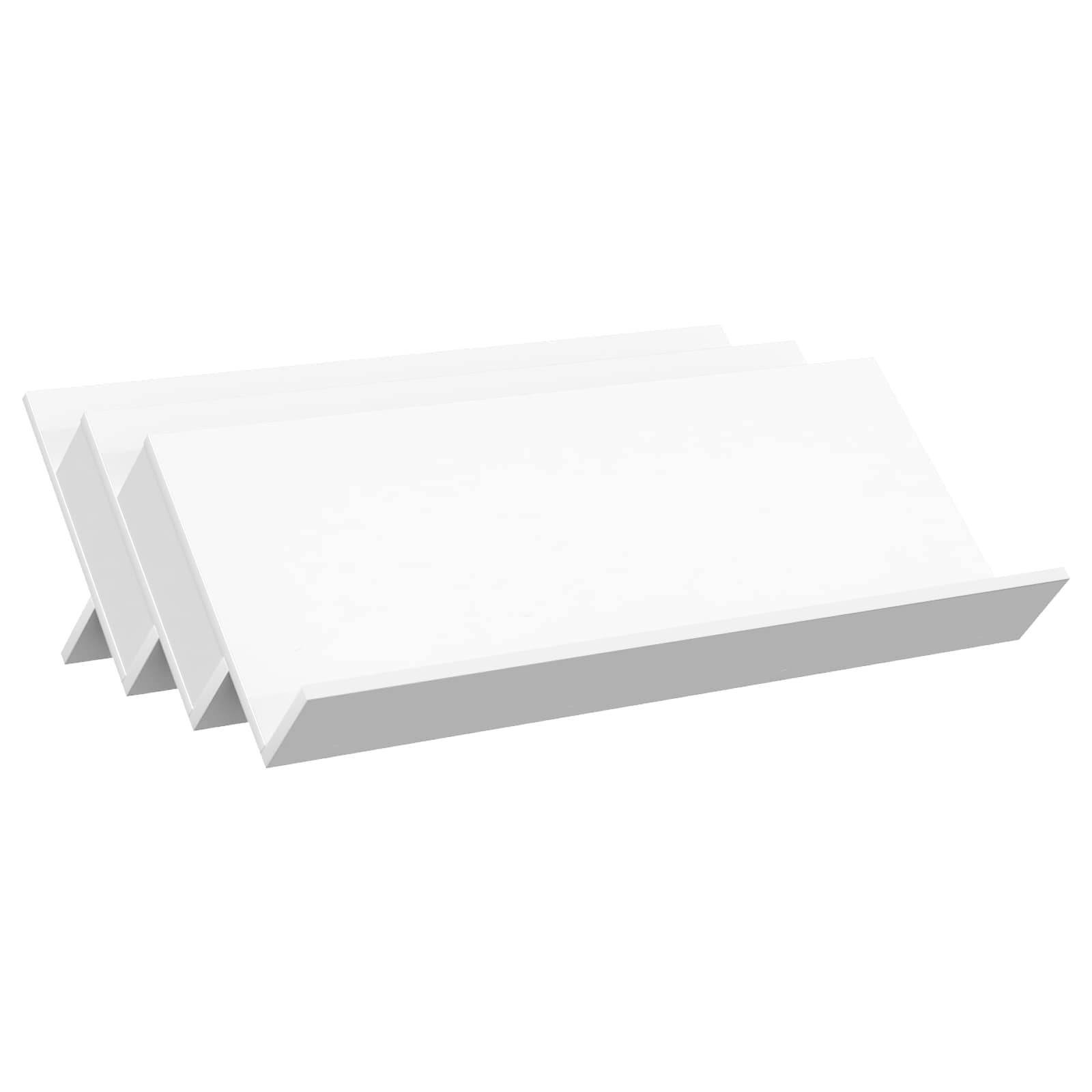 vidaXL Magazinregal mit Regal Weiß 90 x 53 x 28,5 cm Holzwerkstoff