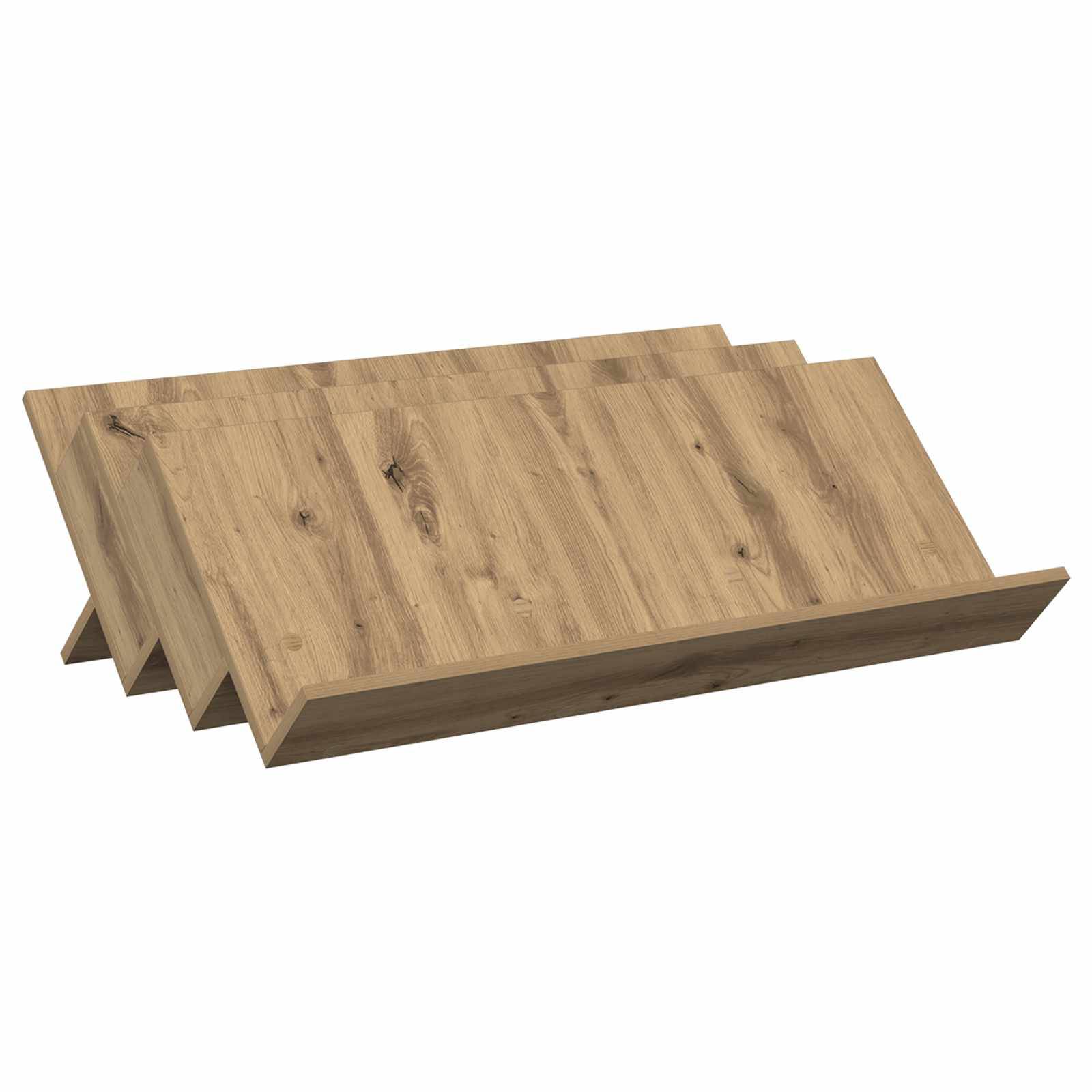 vidaXL Magazinregal Artisan-Eiche 90 x 53 x 28,5 cm Holzwerkstoff