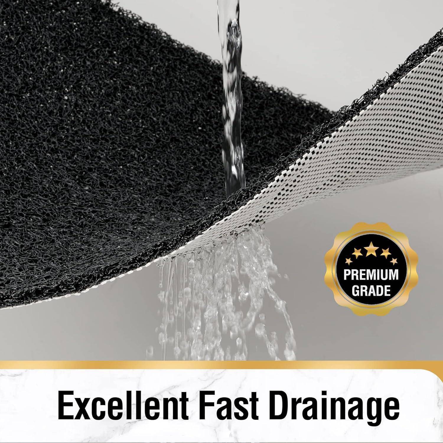 Premium-Drainagematerial, das einen schnellen Wasserabfluss ermöglicht.