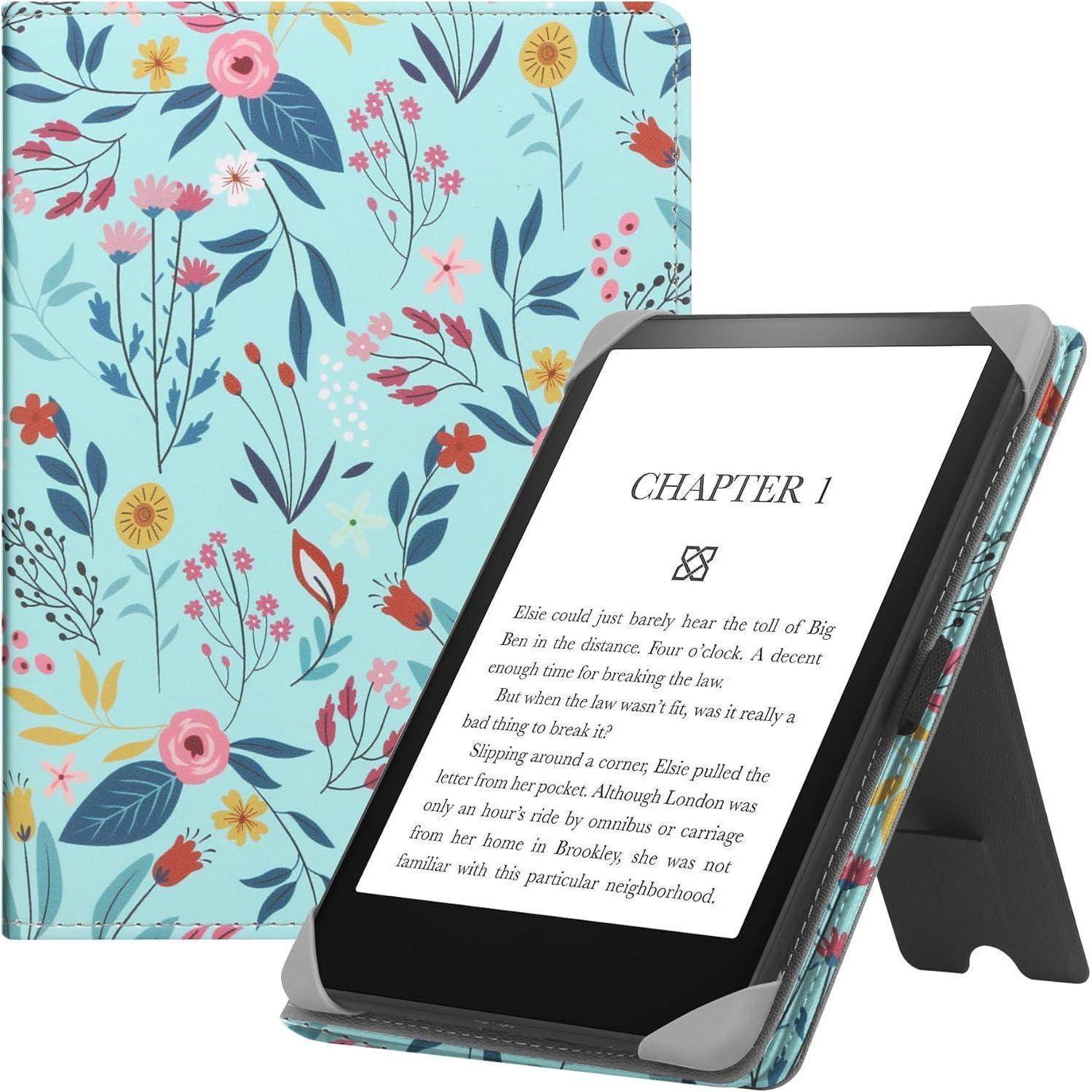 Ein E-Reader, auf dem der Text 