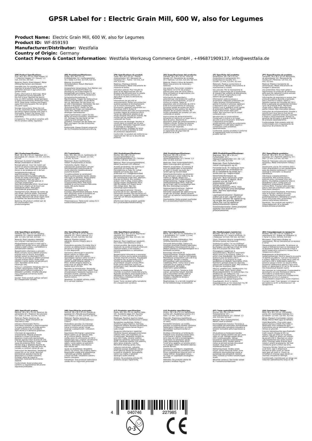 Ein Raster aus kleinen Textblöcken, die jeweils eine detaillierte Beschreibung oder Liste enthalten. Der Text ist zu klein zum Lesen. Das Layout deutet auf organisierte Informationen hin.