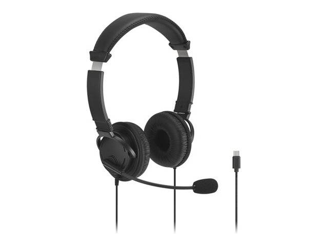Kensington Headset - On-Ear - kabelgebundenUSB-C - Schwarz