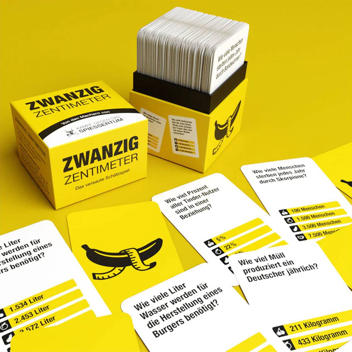 Kampfhummel Zwanzig Zentimeter - Das versaute Schätzspiel