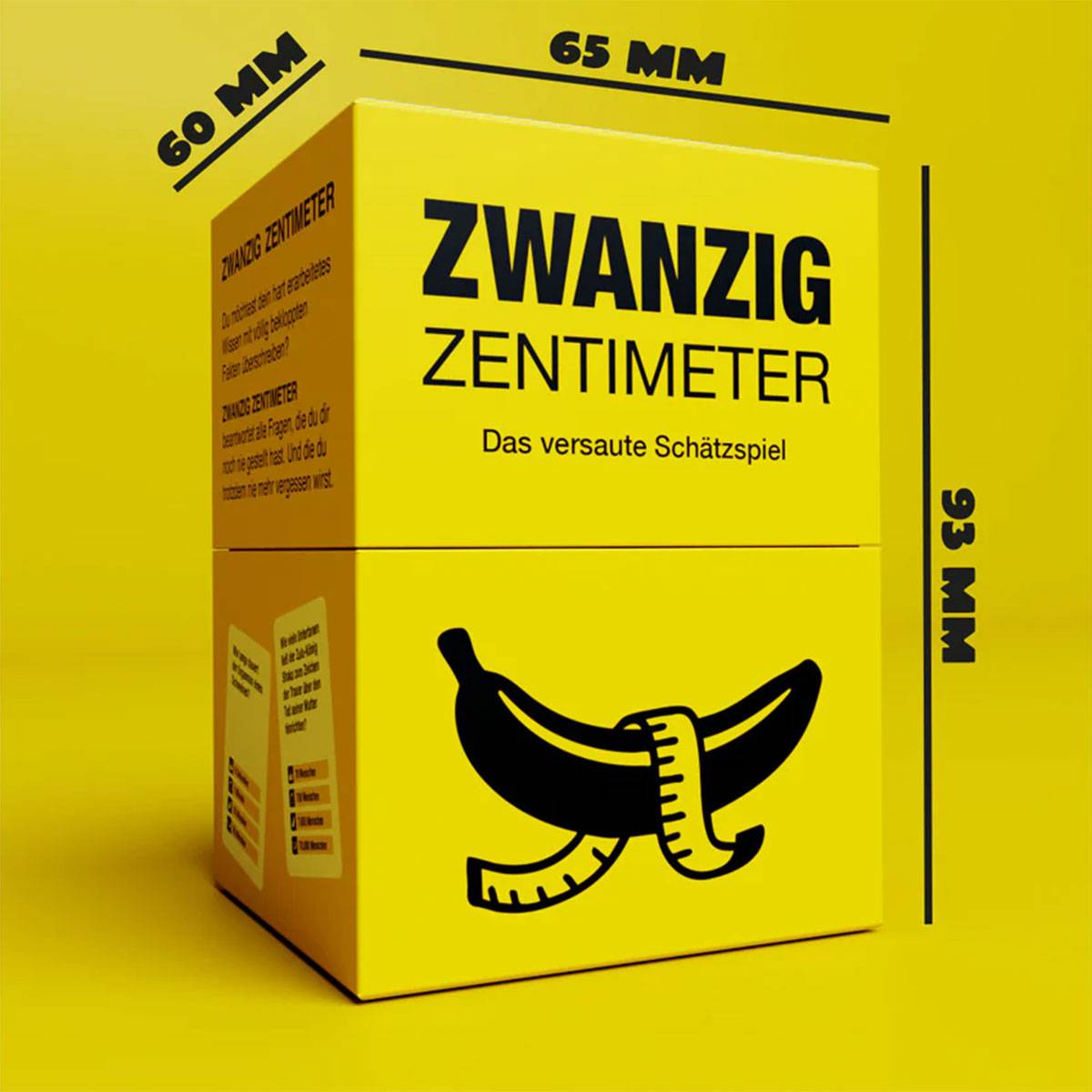 Kampfhummel Zwanzig Zentimeter - Das versaute Schätzspiel