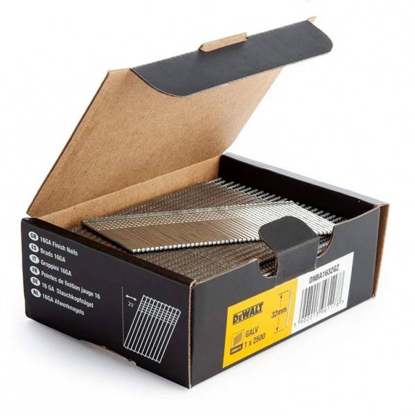 Stauchkopfnägel 32mm verzinkt 20° für Akku Nagler DeWalt DCN660 DC618 DC610 BR-07 2,5M