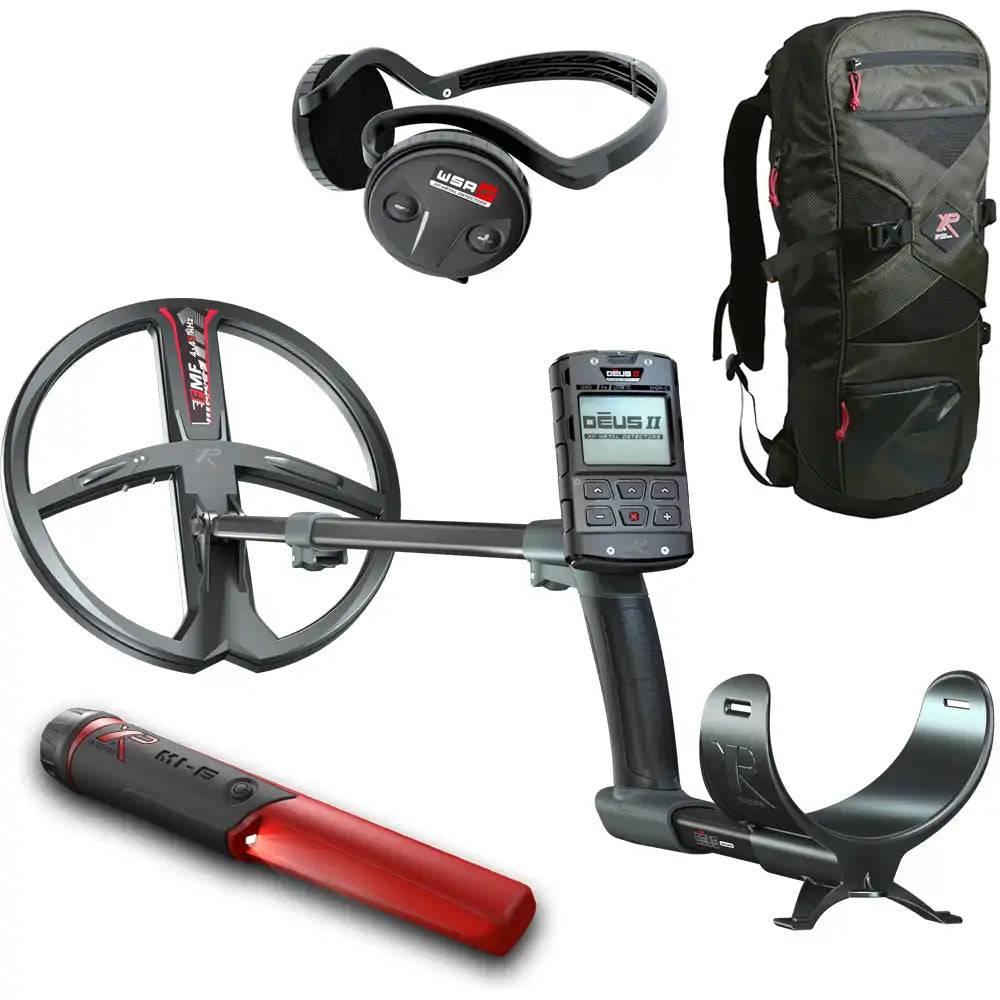 XP DEUS 2 28 FMF RC WSA ST mit gratis MI-6 Pinpointer und XP 240 Rucksack