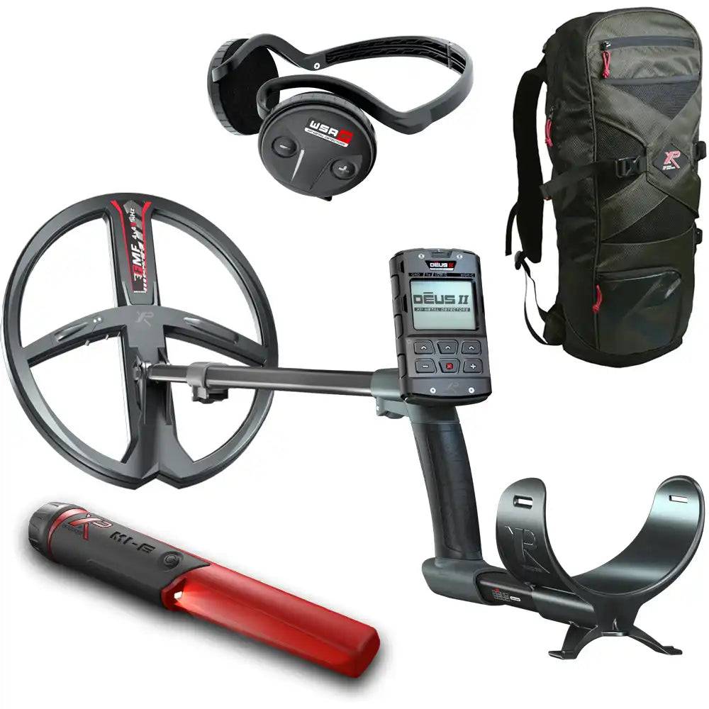 XP DEUS 2 34 FMF RC WSA ST mit gratis MI-6 Pinpointer und XP 240 Rucksack