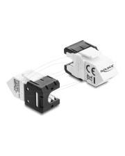 Delock Keystone Modul RJ45 Buchse zu LSA Cat.6A 45° gewinkelte ungeschirmt 180°