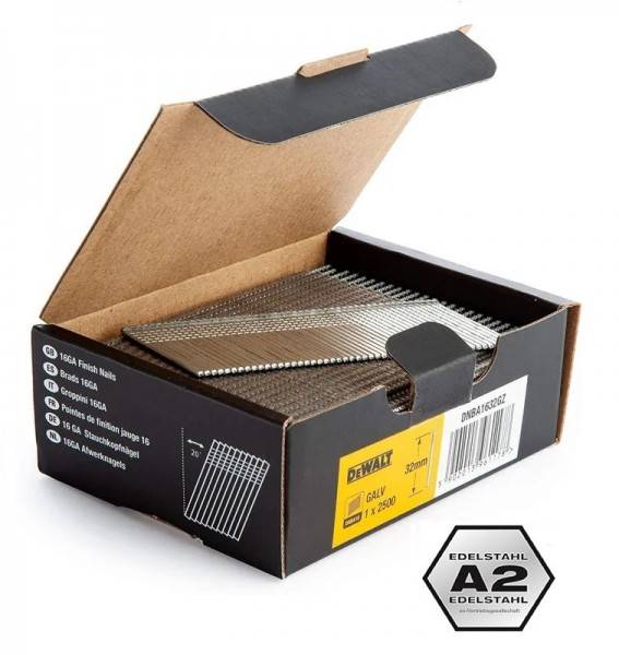 Stauchkopfnägel 32mm 20° für Akku Nagler DeWalt DCN660N DCN660NT DC618 DC610 BR-07 2,5M