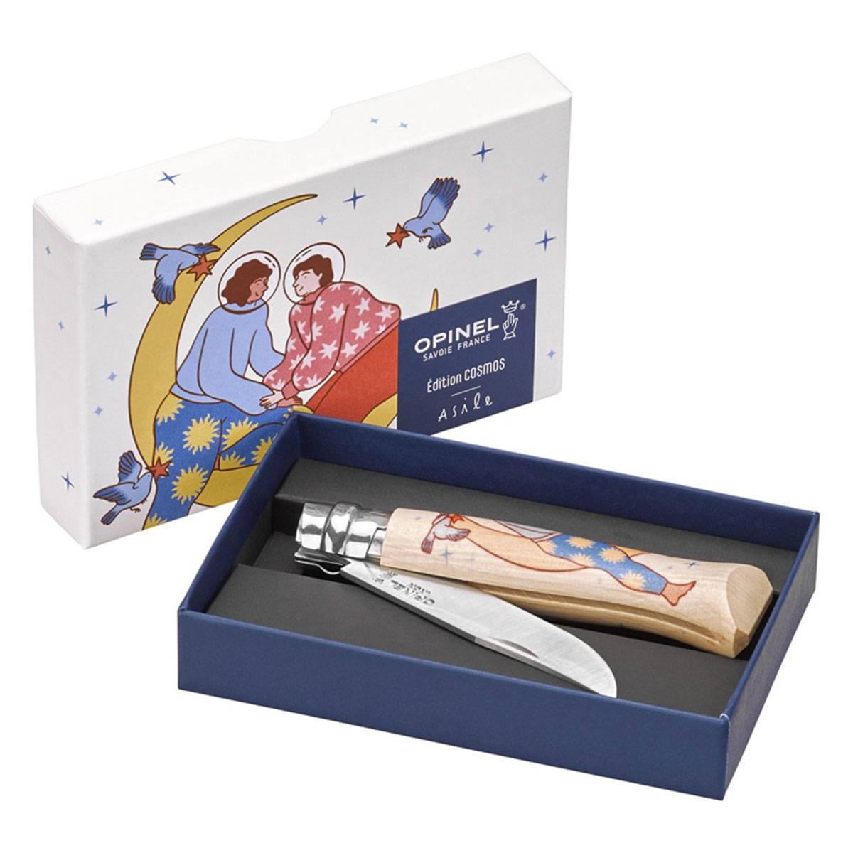 Opinel No 08 Edition Cosmos Taschenmesser - Asile