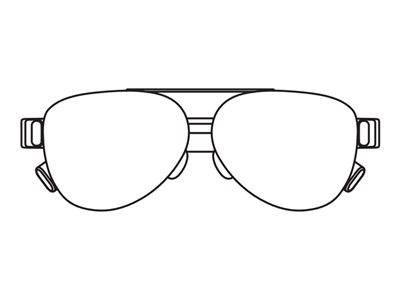 Eine Übersicht von Pilotensonnenbrille.