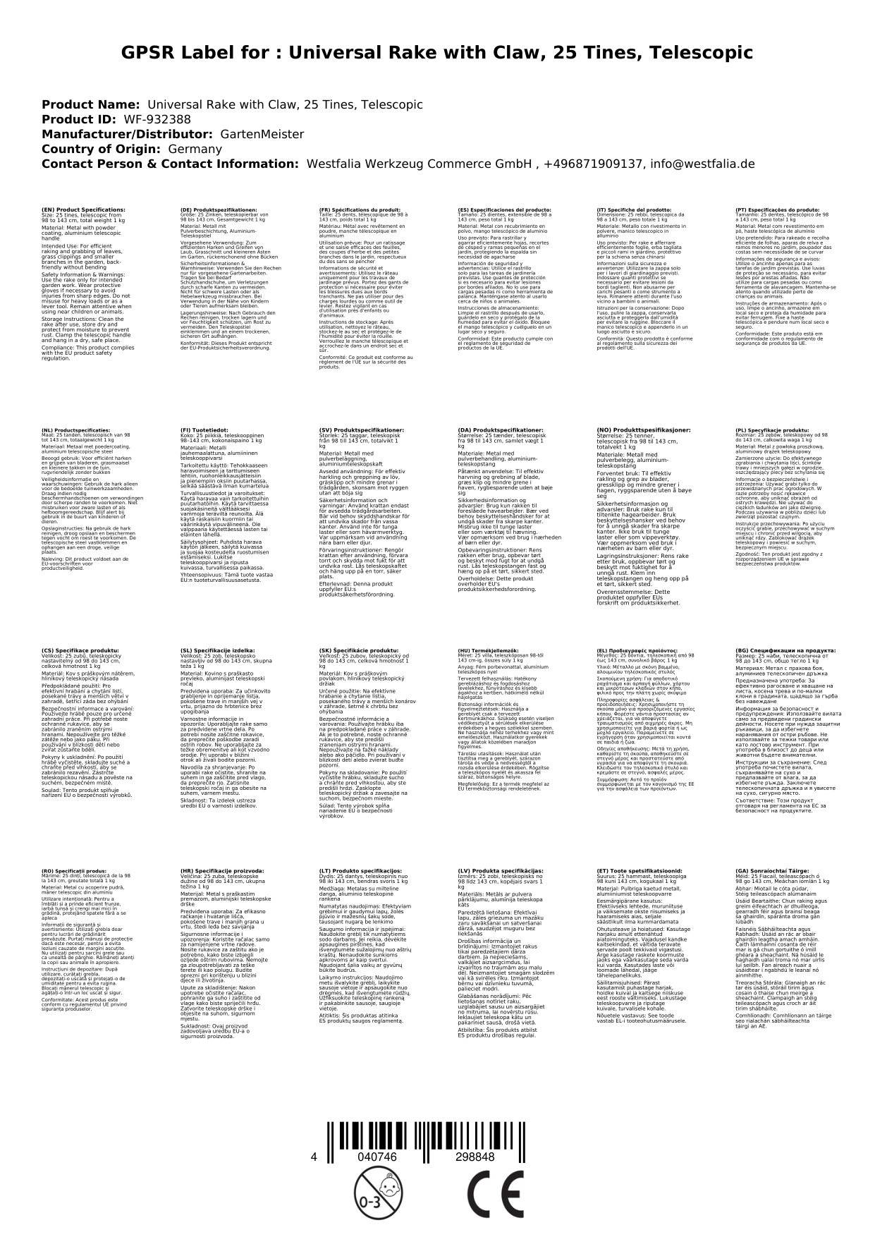 Ein Raster aus kleinen Textfeldern, die jeweils detaillierte Informationen zu verschiedenen Themen enthalten. Der Text ist zu klein, um die Details deutlich lesen zu können.