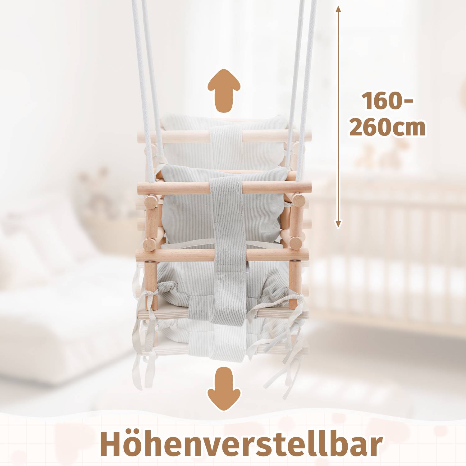 Höhenverstellbar: 160-260 cm