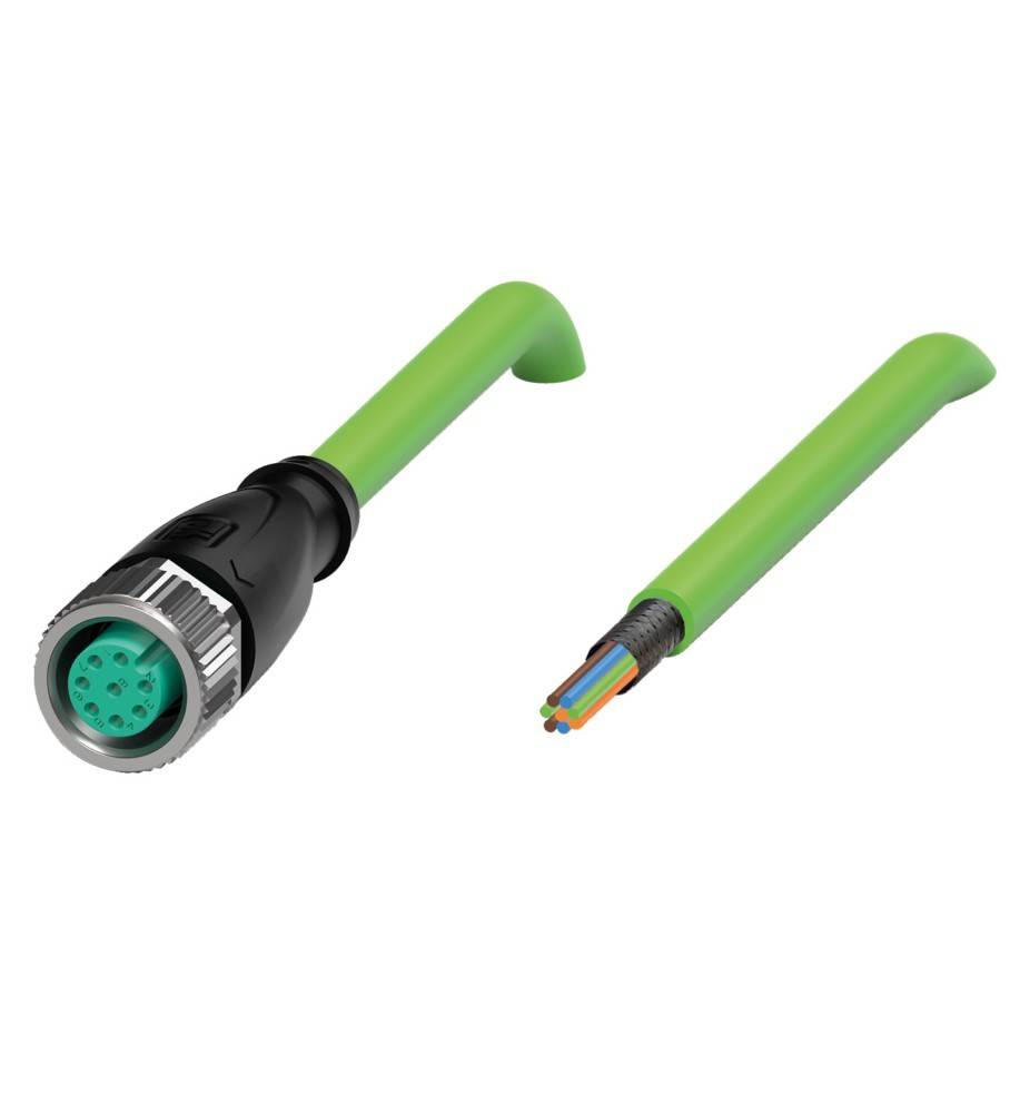 Pepperl+Fuchs Fabrik Kabeldose, geschirmt V19-G-GN1M-PUR-E2S